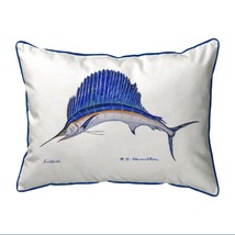 Betsy Drake Sailfish Large Indoor Outdoor Pillow 16x20 - £37.59 GBP