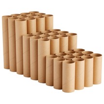36 Pack Brown Cardboard Tubes For Crafts, Diy Crafting Paper Rolls For Classroom - £31.96 GBP