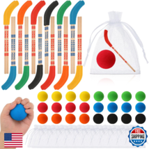 Noveread 72 Pcs Valentine's Day Hockey Party Favors - Pencils, Balls, Bags - $45.06