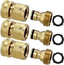 Twinkle Star Garden Hose Quick Connect Water Hose Fitting, 3/4 Inches Br... - £12.73 GBP+