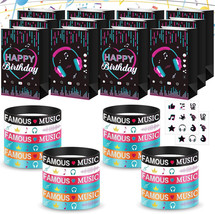54 Pieces Music Party Favors Includes 24 Music Silicone Bracelets Wristb... - £7.41 GBP