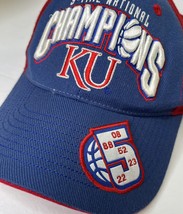 University of Kansas Jayhawks KU 5 Time National Champions Adjustable Hat Cap - £15.13 GBP