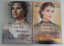 2 Misty M Beller Books Lot The Lady and the Mountain Fire Doctor Dreams Series - £10.34 GBP