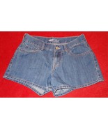 OLD NAVY THE FLIRT Women&#39;s Denim Blue Jean Shorts size 0 Cotton Polyeste... - $13.95