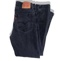 VINTAGE 90s Men&#39;s Levi&#39;s 502 Denim Jeans Straight Leg Black Ash Charcoal... - $22.99