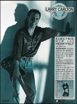 Larry Carlton On Solid Ground 1989 MCA Records advertisement 8 x 11 ad p... - $4.23