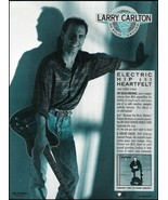 Larry Carlton On Solid Ground 1989 MCA Records advertisement 8 x 11 ad p... - £3.33 GBP