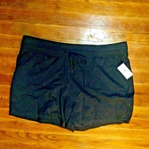 32 Degrees Cool Shorts Black Women  Elastic Waist Size XL  Pockets Draws... - $14.85