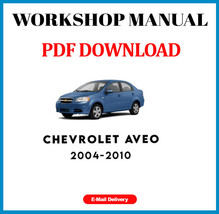 Chevrolet Aveo 2004 2005 2006 2007 2008 2009 2010 Service Repair Workshop Manual - £6.01 GBP