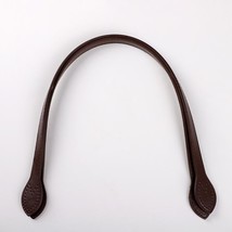 100% Genuine Leather Shoulder Bag Strap DIY Replacement Bag Handles Solid Color  - £19.02 GBP