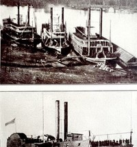 Civil War Steamboats On The Mississippi 1928 Print General John Fremont ... - £19.32 GBP