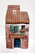 Impressed Gault France Hand Made Miniature Old Cottage L Shaped House Bu... - $36.14