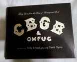CBGB Book Hilly Kristal David Byrne Thirty Years home of Underground Roc... - $27.67