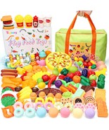 Play Food Set,160Pcs Pretend Play Fake Food Toys,Toy Food For Kids Kitch... - £41.50 GBP