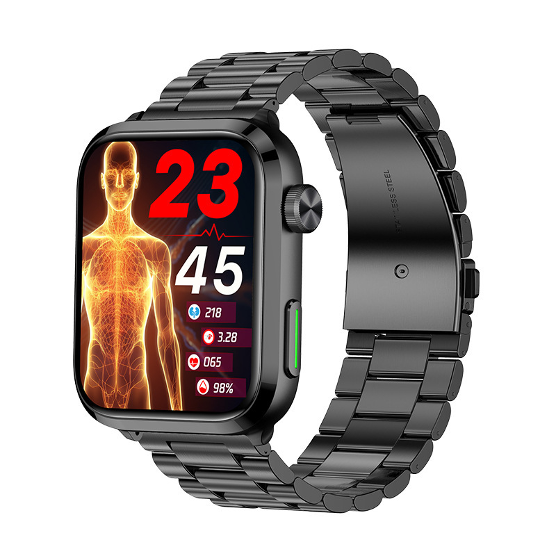 F220 Bluetooth Call Smart Watch Blood Glucose Laser Physiotherapy Uric Acid Bloo