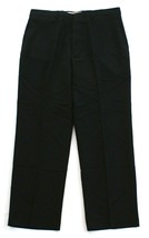 Haggar Black Comfort Engineered Classic American Fit Flat Front Pants Me... - $49.99