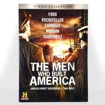 The Men Who Built America (3-Disc DVD, 2012, 360 Min.) Brand New w/ Slip ! - £10.93 GBP