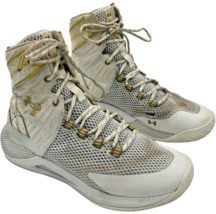 Under Armour HOVR Highlight Ace White Metallic Gold Women&#39;s size 8 hi-to... - $15.44