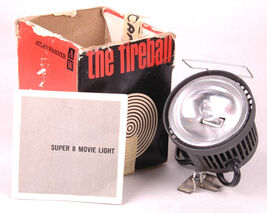 Vintage AW FIREBALL Super 8 Movie Light-Original Box-Manual - $13.49