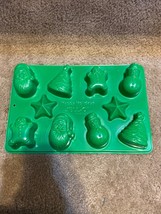 Jell-O Christmas Mold   HAPPY HOLIDAYS  Green Mold  3365 - $9.49