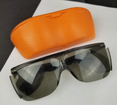 Vintage Midland Shooting Glasses With Hoppe&#39;s Hard Case SMOKE - $34.99