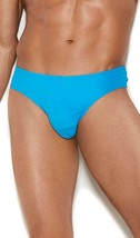 Men&#39;s Thong Back Brief Underwear Turquoise Blue Cheeky Stretch Sexy 82207 - $17.99