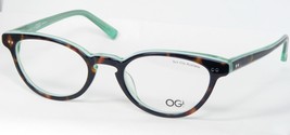 OGI Patrimonio 7154 1787 Carey/ Aqua Gafas Marco 49-20-140mm Japón - $96.03