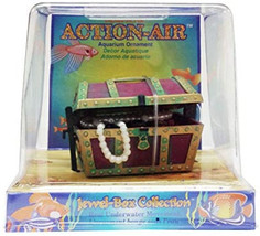 Penn Plax Action-Air Treasure Chest Aquarium Ornament 1 count Penn Plax Action-A - £16.83 GBP