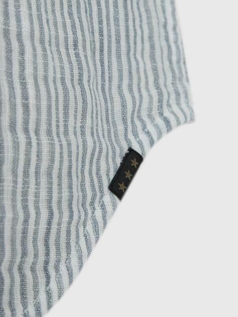 John Varvatos Men's NEIL LS REVERSIBLE SPORT SHIRT in Blue Graphite -Small Item image 5