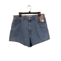 Levi’s Denim Shorts 33 High Waisted Mom Blue Jean Shorts Hemp fabric blend - $31.68