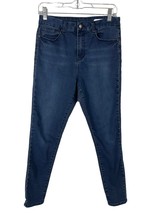 ASOS Womens Skinny Jeans Size 30 Blue Medium Wash Mid Rise Denim Ankle Length - £12.03 GBP