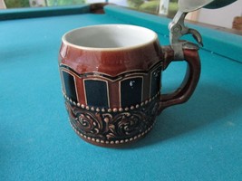 Generic Old 1920s Mug Engraved Personalized for Elise u Hans, Brown Salt... - $29.39