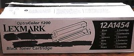 Lexmark Black Toner Cartridge For Color Optra 1200 1200N 12A1454 - £11.79 GBP
