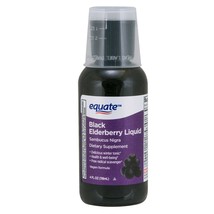 Equate Black Elderberry Liquid Dietary Supplement 4 fl OZ. - £13.44 GBP