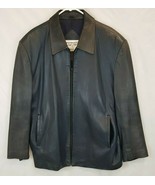 VTG Michael Hoban Mens XL 2 Tone Leather Jacket North Beach - £220.14 GBP