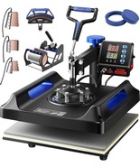 VEVOR 8 in 1 Heat Press Machine 15x15 Inch 360 Swing Away Shirt Press Ma... - $265.99