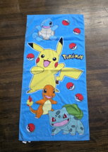 Pokémon Beach Towel 2022 28 in x 54 in - $9.50