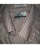 ENRO ULTRA PINPOINT MEN&#39;S SS PINSTRIPE COTTON/POLY DRESS SHIRT-18.5 TALL... - €12,87 EUR