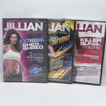 Biggest Loser/Jillian Michaels DVD Set Of 3, Killers Buns, Yoga Inferno, + NEW!! - £10.06 GBP