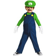 Child Nintendo Super Mario Brothers Luigi Toddler Costume Small/2T - £64.57 GBP