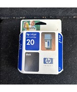Genuine Hewlett-Packard HP 20 Inkjet Black Ink Print Cartridge SEALED Fe... - $9.80 CAD