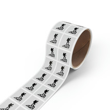 Durable Square Glossy Sticker Rolls - Perfect for Labeling, 1&quot;x1&quot; and 2&quot;... - £67.74 GBP+