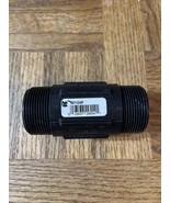 Green Leaf   M1124P,  1-1/2&quot;  x 4&quot;,  Long, Threaded Joiner, Black (2 Pie... - $9.48 CAD