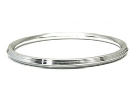 Acier Inoxydable Unisexe Bracelet Sikh Kara Kada Religieux 5mm Large - £10.31 GBP