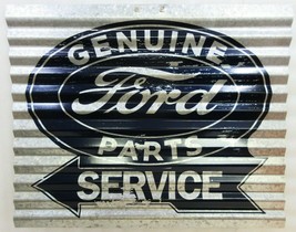 Ford Service Corrugated Metal Signs 15&quot; by 12&quot; - £15.60 GBP