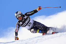 Erik Schlopy Poster 18&quot; X 24&quot; - Men&#39;s Giant Slalom - FIS Skiing World Cup - £21.72 GBP