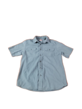 Wrangler Shirt - Men&#39;s Small - Casual Button Down Short Sleeve Blue - £15.72 GBP