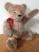Vintage Linda Spiegel Bearly There 17” Blonde Jointed Stuffed Plush Teddy Bear - £39.04 GBP