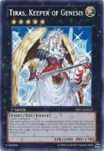 YUGIOH Tiras, Keeper of Genesis BP01-EN029 Starfoil Rare 1st edition LP - $4.90