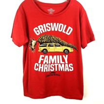 Christmas Vacation Women Shirt Size XL Short Sleeve Red Family Chirstmas... - £14.64 GBP